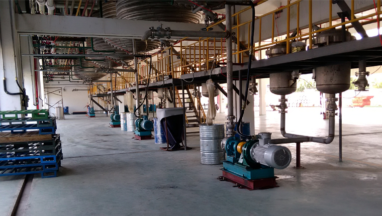 津遠(yuǎn)東不銹鋼高粘度泵現(xiàn)場使用圖片